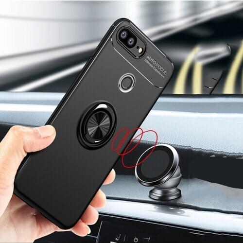 Shockproof Case For Huawei Honor V30 PRO Case Magnetic Rotating Finger Ring Plastic Cover For Huawei Honor 9 lite honor 20 case