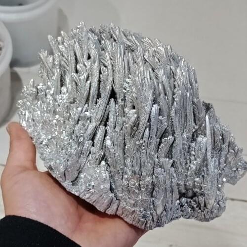 Dhxyzb 300-1250g Natural Aluminium magnesium ore Mineral Rich raw Specimens Silver Reiki Ore Collectioon stone quartz crystal