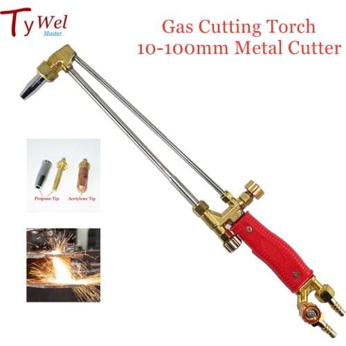 Gas Cutting Torch 10-100mm Metal Cutter Oxygen Propane Acetylene Liquified Nature Gas G01-30 Cutting Gun