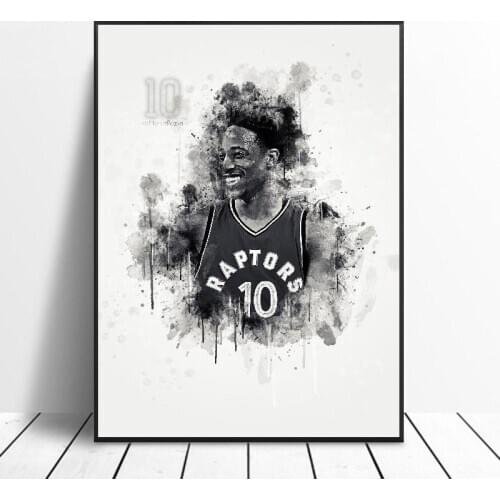 Basketball star Art Painting Canvas poster Wall Art Pictures for Living Room Home Decoration No Frame