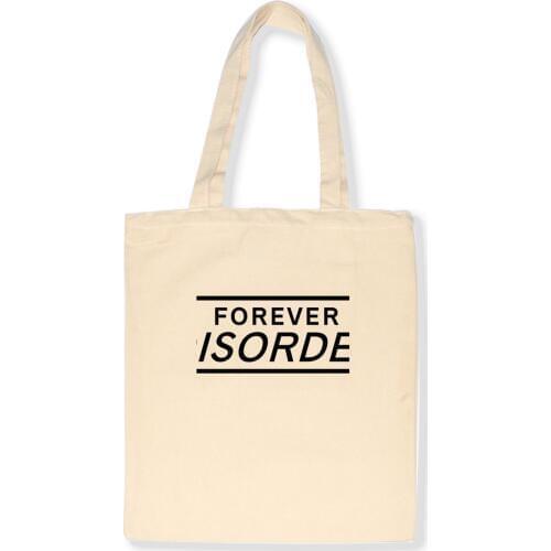 Literary Design Letter Printing Canvas Tote Bags Women Shopping Bag Ladies Foldable Shopper Bags for Females Eco Bag Beige Black