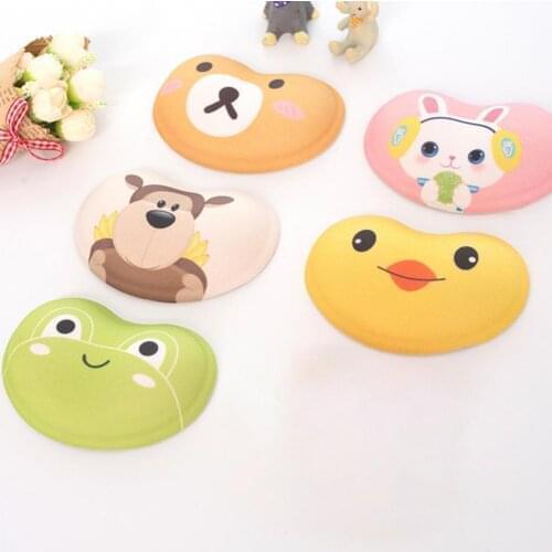 Cute cartoon Mouse Pad Anti-slip Silicone Gaming Mouse Pad Desktop Mousepad Home Office Mouse Cushion Pad Mat with Wrist Rest