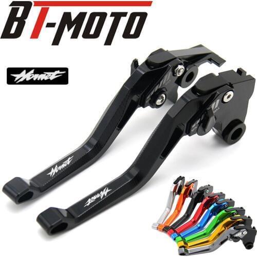 Motorcycle Adjustable 3D Rhombus Hollow Design CNCBrake Clutch Levers For Honda CB600F CB650F Hornet 2007-2013 2010 2011 2012