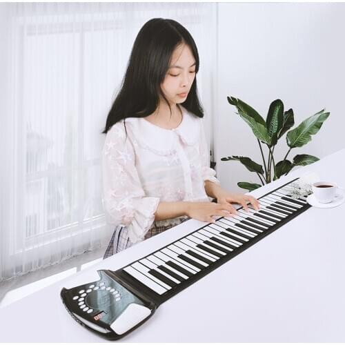 Soft keyboard piano Electronic MIDI Digital Piano 88 keys handy roll up piano with microphone or speaker