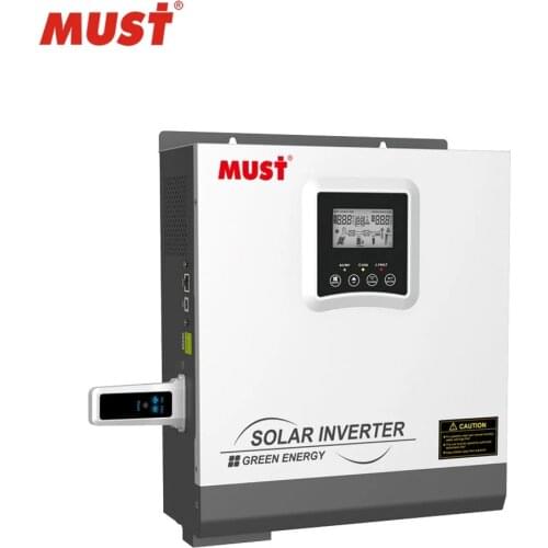 MUST PV18 VPM Series 3000W Pure Sine Wave 24V 220V Off-Grid Solar Inverter Built-In 60A MPPT Solar Charge Controller