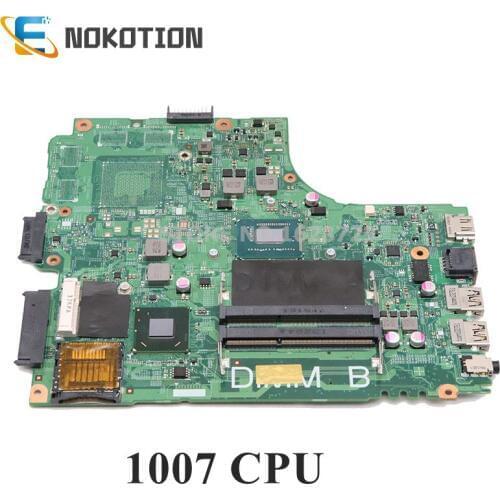 NOKOTION For Dell inspiron 2421 3421 Laptop Motherboard 1007U CPU DDR3 CN-0PTNPF 0PTNPF PTNPF Mainboard full tested