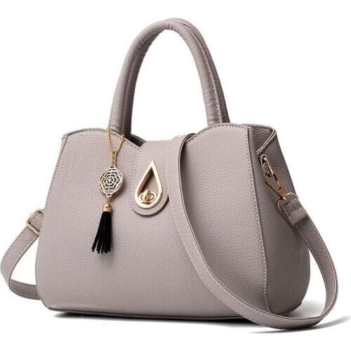 Women PU Shoulder Crossbody Bag Ladies Large Capacity Messenger Bags Korean Style Tassel Female Casual Handbags Totes