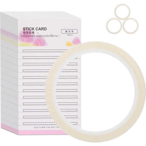 33pcs/set Individual Eyelashes Display Stand Storage Card Grafting Eyelash Storage Strip Adhesive Tape Makeup Tool Kits