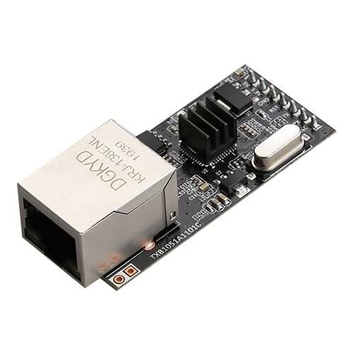 RS232 Serial to Ethernet Module TTL level 3.3V TCP UDP Network module to TTL Network port RS232 Serial converter