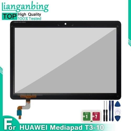 9.6" Touch For Huawei MediaPad T3 10 T3-10 AGS-L03 AGS-L09 AGS-W09 T3 Touch Screen Front Glass Digitizer + Tool + Free Shipping