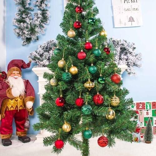 Pvc Balls For Decoration Golden Pink Red Champagne Balls, 30 Pieces, For Christmas Tree, Christmas Decoration Year Gift 6-7cm