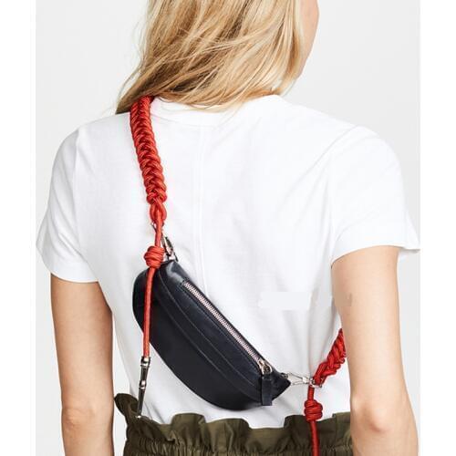 Crossbody bags woman chest bag designer pu Leather waist Belt bag Fanny purse Pack for women Waist Pack Messenger bag Pouch sac