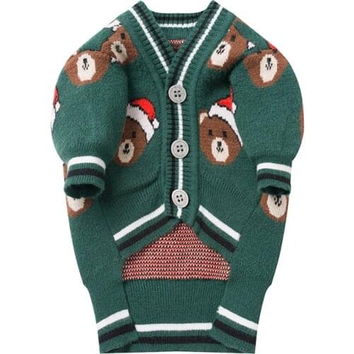 Pet Cat Sweater Autumn Winter Dogs Knitting Costumes Clothes Cute Christmas Puppy Kitten Cotton Knitted Shirt Cats Outfit