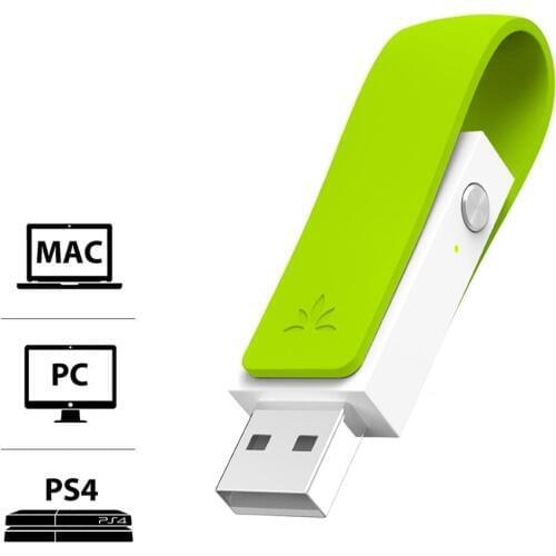 Avantree Leaf Class 1 Long Range USB Bluetooth Audio Transmitter Adapter for PC Laptop Ma c PS 4 Nintendo Switch