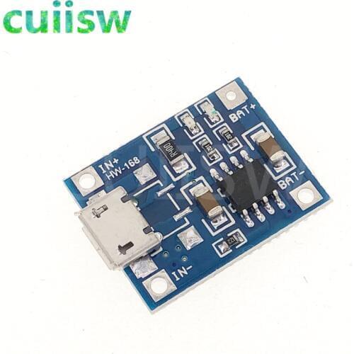 100pcs TP4056 1A Lipo Battery Charging Board Charger Module lithium battery DIY MICRO Port Mike USB