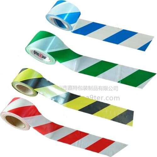 Yellow-Black Warning Tape PE Barricade Tape No Adhesive Barricade Tape Factory Spot Sell OEM & ODM