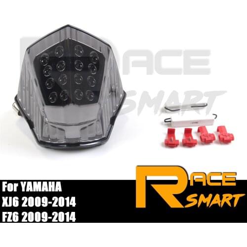 1 Set Motorcycle LED Turn Signals Brake Tail Light Taillight For YAMAHA FZ6 2009 2010 2011 2012 2013 2014 FZ-6 FZ6 FZ 6 XJ6 New