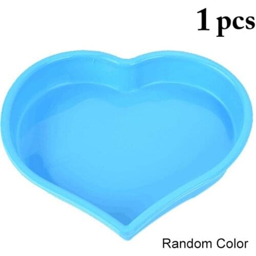 1pcs Heart Shape Silicone Mold Cake Mold DIY Mousse Cake Bread Pastry Baking Mould Nonstick Dessert Baking Tool for Kitchen