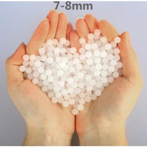 10000Pcs/bag 7-8mm Heavier Hardness Growing Gel Balls Crystal Beads Bullet for Gun Toys Blaster Water Bullets Toy For Boys Gifts