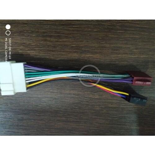 12-018 ISO Radio Adapter for nissan Wire Wiring Harness Connector Lead Loom For nissan Cable Plug Adaptor Stereo
