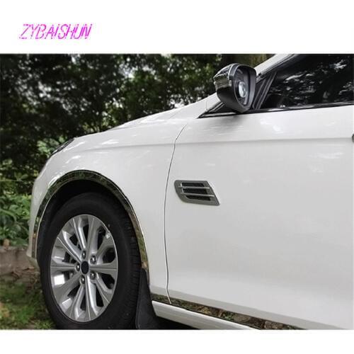 2 pieces/set. Car Side Vent Air Fender Admission Stickers Decor for Audi all series Q3 Q5 SQ5 Q7 A1 A3 S3 A4 A4L A6L A7 S6 S7 A8