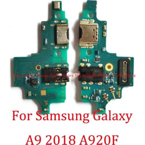 10 PCS Original USB Charging Dock Port Board Flex Cable For Samsung Galaxy A9S A9 2018 A920 A920F Charge Board Flex Cable