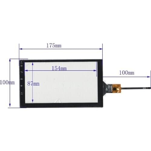 7 inch TPC0013 -V02 175x100mm Touch screen Digitizer For car gps radio Touch panel Sensor Replacement