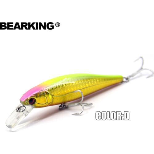 Bearking brand M02 1PC 11cm 17g Hard Fishing Lure Crank Bait dive 1.5m Lake River Fishing Wobblers Carp Fishing Baits
