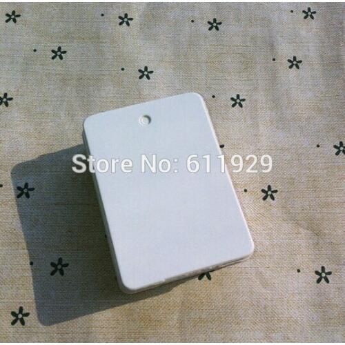 Free shipping 500 pcs a lot blank white 350 gsm paper tag 3.5x5cm/baking price tag/clothing hang tag/gift packing tag