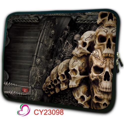 Skulls Laptop Sleeve Bag Pouch 11" 12 13 14 15 15.6 17 inch notebook case Soft bag For Macbook Air Pro Retina Tablet Cover