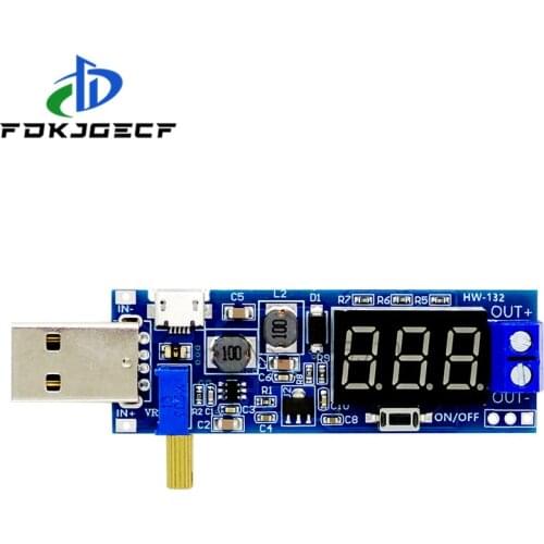 DC-DC 5V to 3.5V / 12V USB Step UP / Down Power Supply Module Adjustable Boost Buck Converter Out DC 1.2V-24V