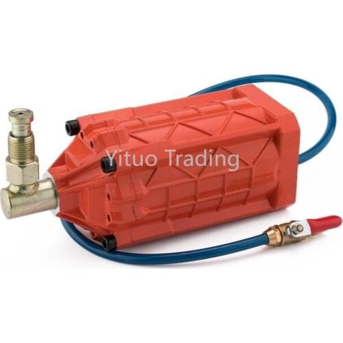 DLo0G Industrial Grade Pneumatic Jack Booster Booster Pump Black Red Model Four Hydraulic Vertical Modified Shop Assistant Tools