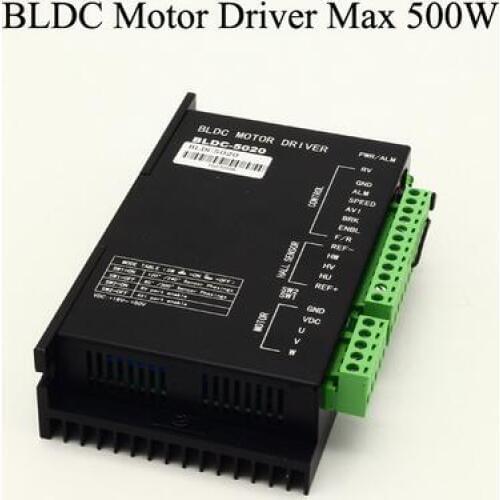 BLDC Motor Driver BLDC-5020 24 V 36 V 48 V DC Without Motor Brushes 500 w Voltage Range 24-50 VDC Speed Controller
