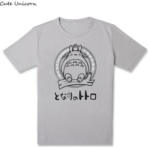 Cute Unicorn My Neighbor Totoro t shirt men women clothes cotton t-shirt anime cosplay costume summer tshirt Tops & Tees