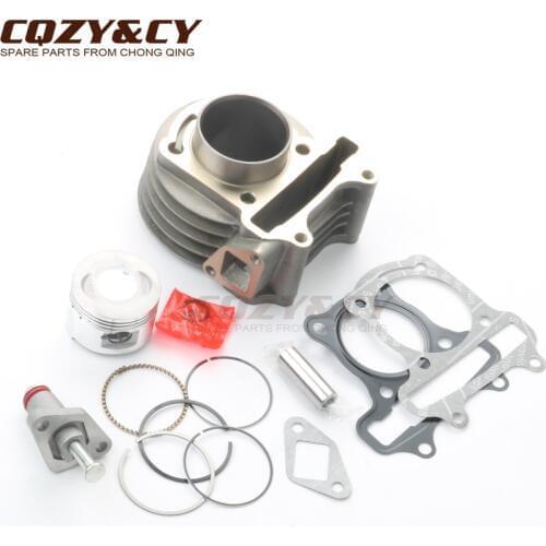 Scooter 80cc 47mm Big Bore Cylinder Kit & Piston Kit & Cylinder gasket for PEUGEOT Kisbee 50 V-Clic 50cc 4T