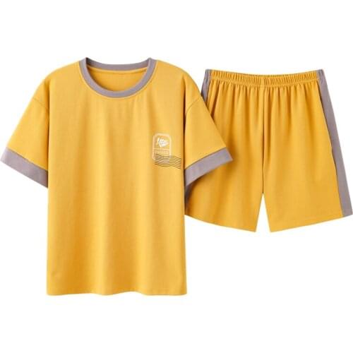 ATOXY Simple Fashion Print Pajama Set Women Sexy Pjs Women Clothing Sets Summer Plus Size XXXL COTTON Two Piece Set Summer