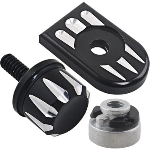 Rear Fender Seat Bolt Screw Nut Tab Mount Hardware Knob Cover For Harley 96-20 Motorcycle Accessories