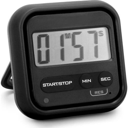 Kitchen Timer Digital Stopwatch with Loud Alarm Large LCD Count up or Countdown Timer for Cooking Shower Bathroom Kids Classroom