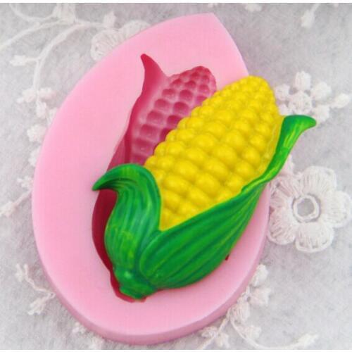 Corn silicone baking tools fondant cake cartoon chocolate cookies decorated clay mold