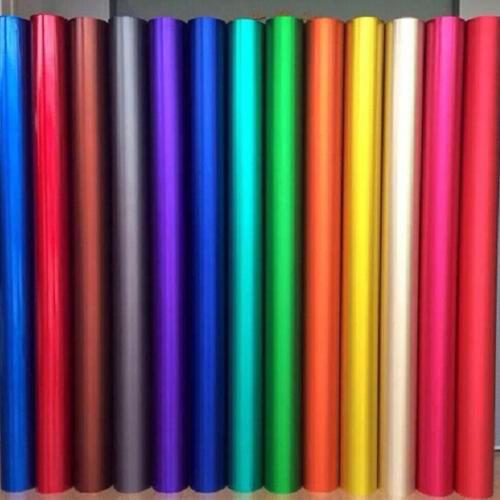 Premium Matte Chrome Ice Film Vinyl Wrapping Chrome Matt Car Vehicle PVC Sticker DIY Motocycle Phone Laptop Decal Sheet