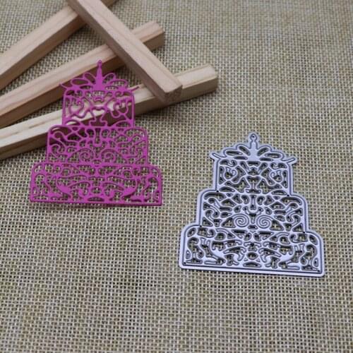 New 2021 Birthday Cake Metal Cutting Dies for DIY Scrapbooking and Card Making Decor Embossing Craft No Stamps