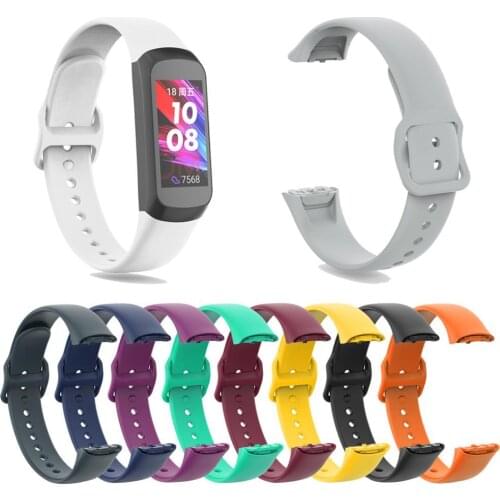 Replacement Soft TPU Smart Watch Strap Watchband for Samsung Galaxy Fit SM-R370