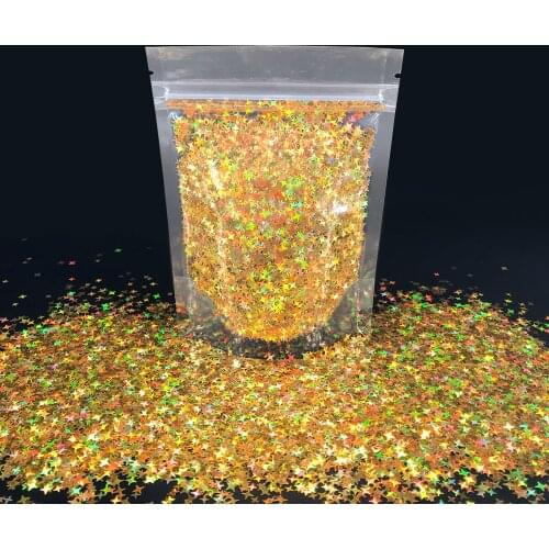Solvent resistance holographic shape glitter Bulk mixed crafts glitter