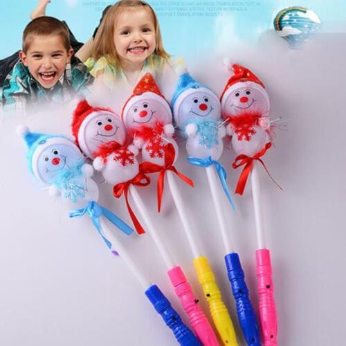 Rave Led light Sticks Glow Stick With cartoon Little snowman Soft Cheering LED Light Up For Wedding Birthday Party decoration
