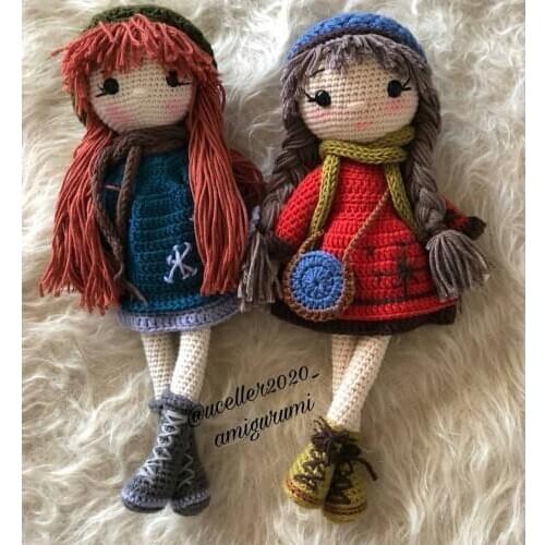 Amigurumi handcrafted special craftsmanship rag doll natural toys | no-barbie | blonde babe custom handwork fine art