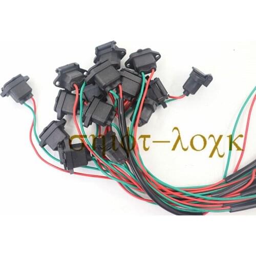 80cm Charger Docking Interface Three-core Power Connector Accessories Charging Port for Citycoco Electric Scooter Accessories
