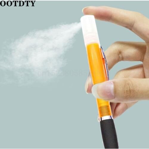 10Pcs 3 in 1 Empty Refillable Perfume Bottles Spray Ballpoint Pen Alcohol Spray Mister Gel Pens Touch Screen Stylus Pen Random