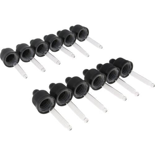 12pcs Glass Liquid Dropper Pipette Top For 15ml Essential Oil Bottle