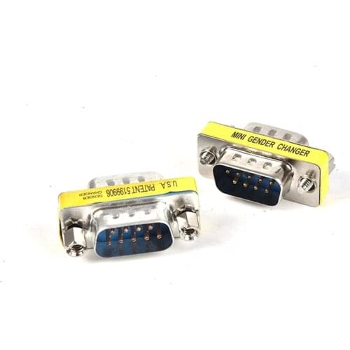 15 Pin VGA SVGA HD15 Gender Changer Coupler Adapter Converter Male to Male