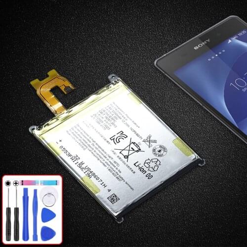 Battery For Sony Xperia Z2 L50 L50w Sirius SO-03 D6503 D6502 3200mAh Li-ion Polymer Batteries LIS1543ERPC